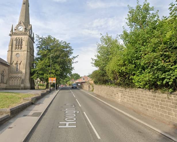 Police were called to the park by Hough Lane in Bramley on Tuesday morning. Photo: Google