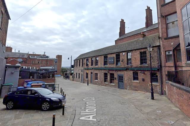 Police have launched an appeal over an assault that happened in Albion Court, Wakefield, on Monday April 15. Photo: Google Street View of the area
