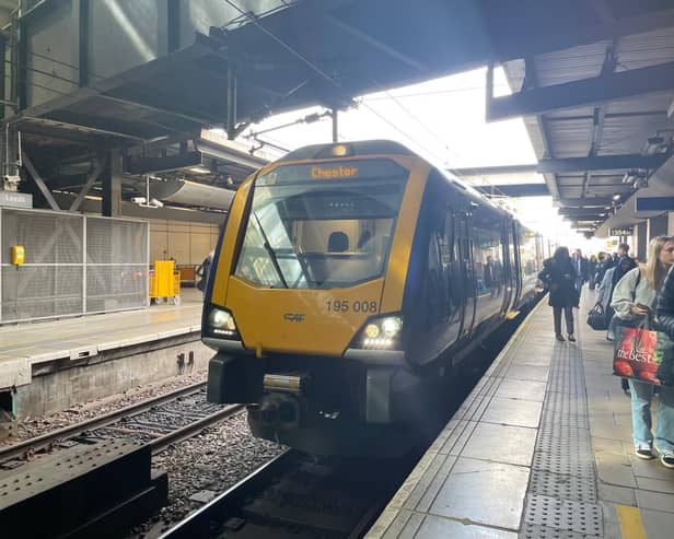 Trains have been cancelled at Leeds Station - including this service to Chester (Photo by National World)