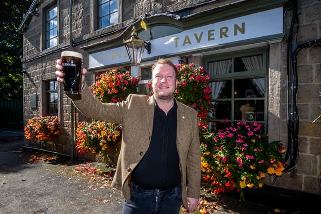Myrtle Tavern in Meanwood has been crowned “Best Pub Garden” at the 2024 Great British Pub Awards. Pictured is owner Scott Westlake.