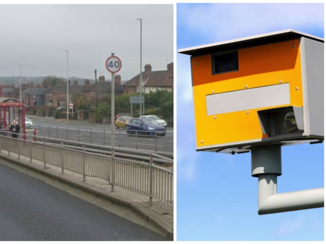 Turner was caught speeding six times on the A64 York Road in Leeds, but said his estranged wife was driving on each occasion.  (pics by Google Maps / National World)