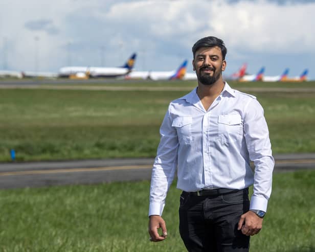 Shahid Nazir who has recently recieved a pilot license after being convicted of dangerous driving in 2016 and told he would never be able to fly a plane