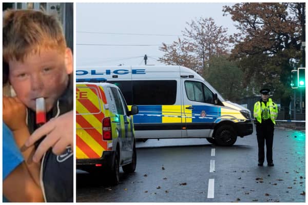 Alfie Lewis died after being stabbed outside a school. (pics by SWNS)