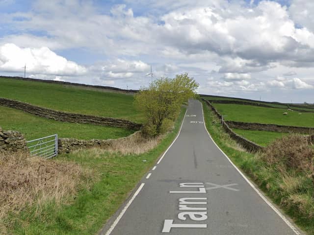 Officers were called to reports of a one vehicle collision on Tarn Lane, Keighley. Picture: Google