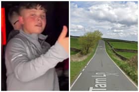 Ellis Lockley, 14, died from injuries sustained in the collision on Tarn Lane, Keighley. Pictures: WYP/Google