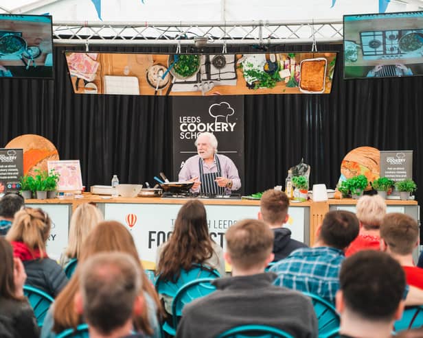 The cookery theatre will return for the North Leeds Food Festival 2024 (Photo by North Leeds Food Festival)
