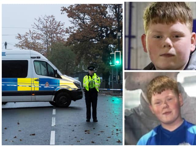 Alfie Lewis died after being stabbed in Horsforth on November 7 last year. (pics by WYP / SWNS)