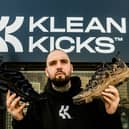 Nick Thompson, owner of Klean Kicks, Osmondthorpe, a company that cleans and repairs trainers and shoes. Photo: James Hardisty 