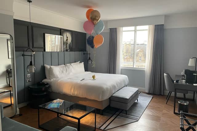 The room at the Queens Hotel was breathtaking. Photo: National World.