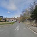 The crash, which involved three cars, was reported on Shakespeare Street, near to St James’ Hospital and Beckett Street Cemetery, on May 3. Photo: Google.