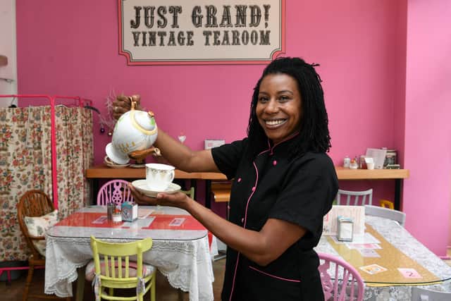 Just Grand! Vintage Tearoom will be hosting a series of live concerts, starting May 28, from its base in the Grand Arcade. Photo: Jonathan Gawthorpe/National World