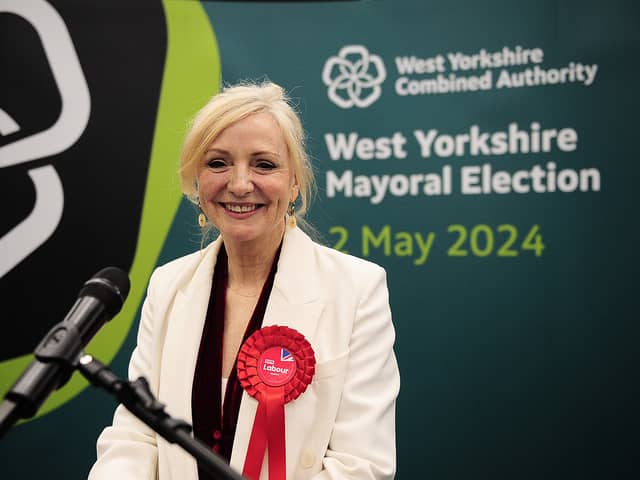 Tracy Brabin was re-elected for a second term as the Mayor of West Yorkshire. Picture by Steve Riding