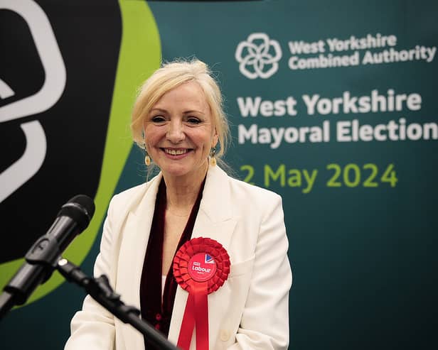 Tracy Brabin was re-elected for a second term as the Mayor of West Yorkshire. Picture by Steve Riding