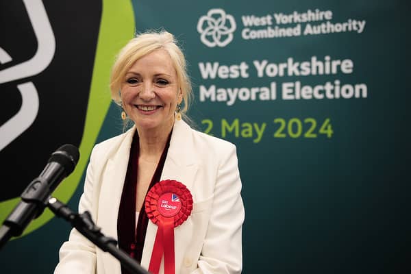 Tracy Brabin was re-elected for a second term as the Mayor of West Yorkshire. Picture by Steve Riding