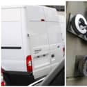 North led police on a 95mph chase while behind the wheel of a Ford Transit van stolen in Leeds. (pics by PA / National World)