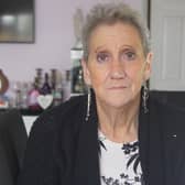 Anne Shaw, 68, from Leeds, who was diagnosed with terminal bowel cancer in 2021. She is calling for Anne's Rule, which would see two radiologists assess a scan in instances that clinicians suspect may be present. (Photo by Slater & Gordon/PA Wire)