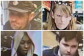The people featured in this gallery are wanted by police.