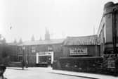 Moor Road Dairy pictured in August 1935. It dealt in butter, cream, milk, eggs and was locally famed for the home-made ice-cream which they sold. In this view a modern shop front has been added to the front of the house. The building on the right was an electricity sub-station built in the early 1930s. In the 1980s all the dairy property was converted to flats.