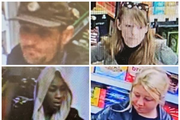 The people featured in this gallery are wanted by police.