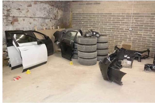 The group were stealing cars and taking them to a 'chop shop' in Armley where they were dismantled.