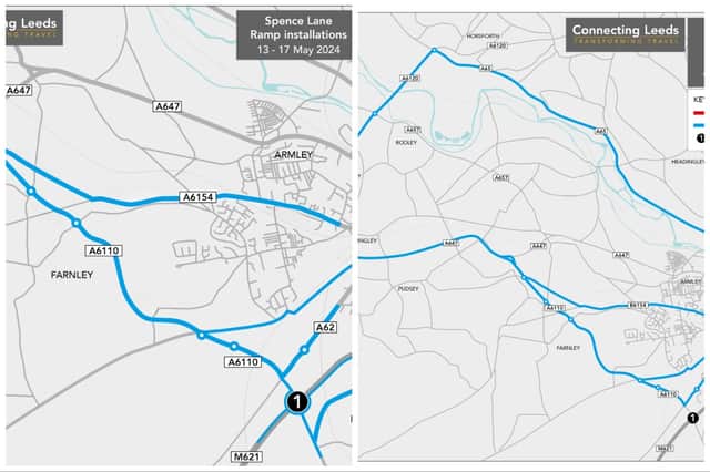 There will be a five mile diversion in place across May 13-17 and a diversion of 13 miles in place (May 18-19). Pictures: LCC