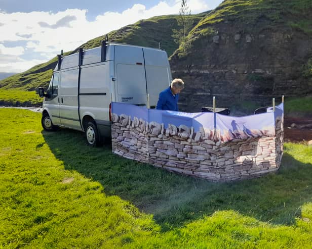 Mr and Mrs Richardson's van was stolen while they were staying in Leeds.