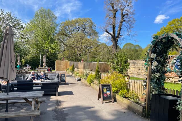 The Three Cottages has a generous outdoor seating area. Photo: National World.