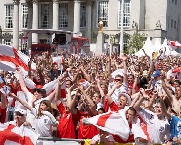 All of England’s group stage matches will be shown live on Millennium Square’s big screens.