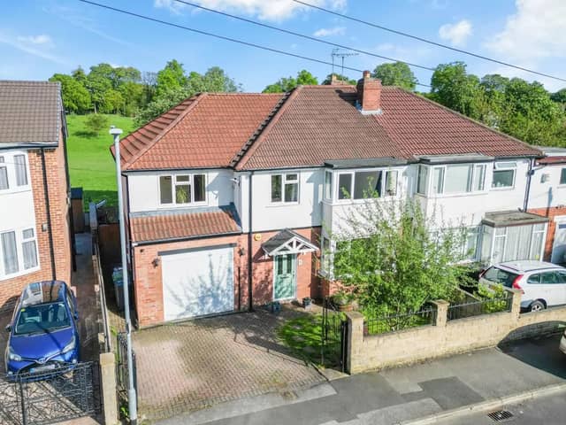 This five-bedroom, semi-detached home in Bentcliffe Gardens, Moortown, has just landed on the market for £500,000