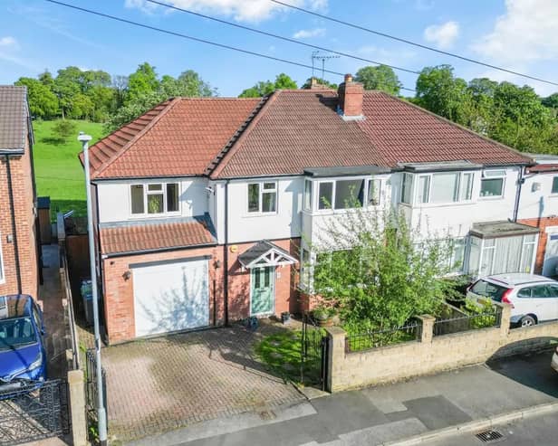 This five-bedroom, semi-detached home in Bentcliffe Gardens, Moortown, has just landed on the market for £500,000