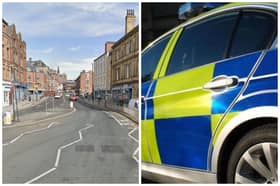Islam drove off from patrolling police in the Bridge End area of Leeds and drove over road cones to get away. (pics by Google Maps / National World)