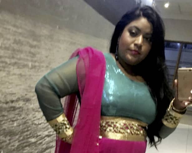 Soneeta Bondhi, 39, after weight loss.  A mum has told how she lost weight and dropped four dress sizes - by eating curries. (Photo by Soneeta Bondhi / SWNS)