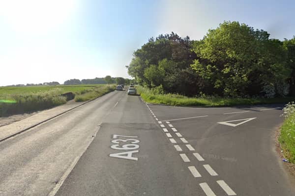 A man is fighting for his life in hospital after a crash in Wakefield on the A637 junction between Bar Lane and Top Lane. Photo: Google Street View
