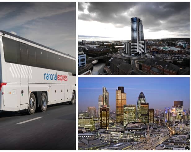 National Express is increasing its coach network coverage across the UK. Pictures: NE/NW/Adobe Stock