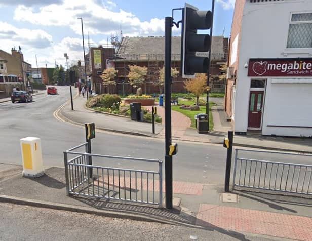 Flatres hit the woman on the crossing on Gillet Lane, Rothwell. (pic by Google Maps)