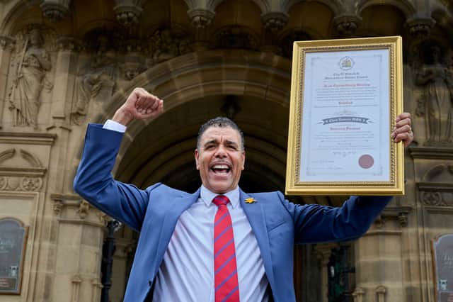 Chris Kamara has been awarded a Freedom of Wakefield. Picture: Wakefield City Council