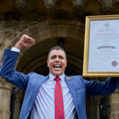 Chris Kamara has been awarded a Freedom of Wakefield. Picture: Wakefield City Council