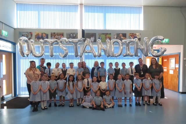 Rothwell St Mary's Catholic Primary School, located in Royds Lane, Rothwell, was rated Outstanding.