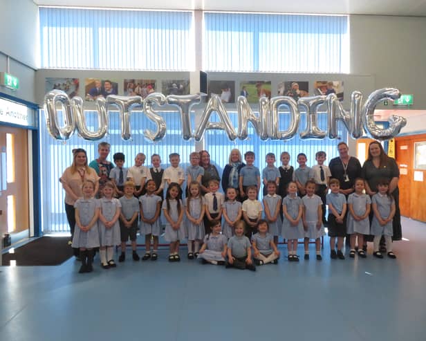 Rothwell St Mary's Catholic Primary School, located in Royds Lane, Rothwell, was rated Outstanding.