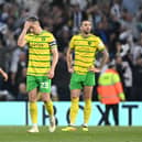 Kenny McLean of Norwich City reacts during the Sky Bet Championship Play-Off Semi-Final 2nd Leg match between Leeds United and Norwich City at Elland Road on May 16, 2024 in Leeds, England. (Photo by Michael Regan/Getty Images)