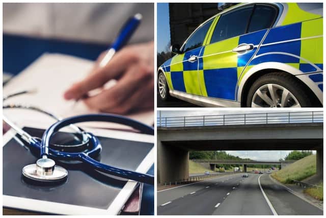 Wright initially failed to turn up for court, claiming he was ill, but was ordered to attend. He admitted dangerous driving after fleeing from police the wrong way along the M1. (pics by National World / Google Maps)