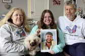 The family of Danny Castledine who was stabbed to death while he was travelling through the Netherlands in 2022 (Photo by Nottinghamshire Police / SWNS)
