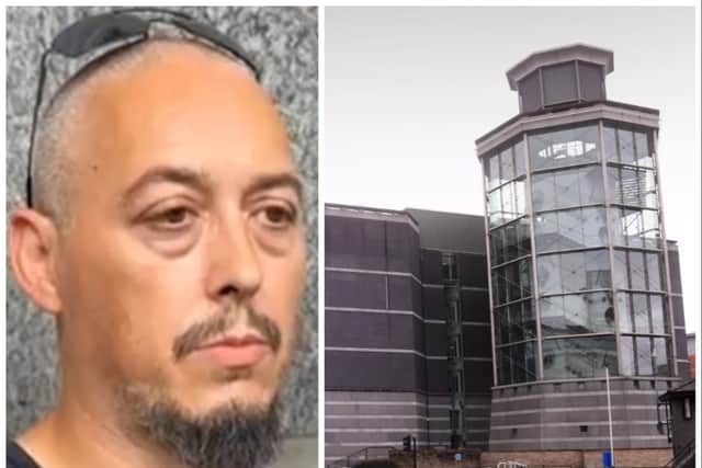 Murderer Bowen-Jones (pictured) tried to meet an underage girl at the Royal Armouries. (pics by Predator Exposure / National World)