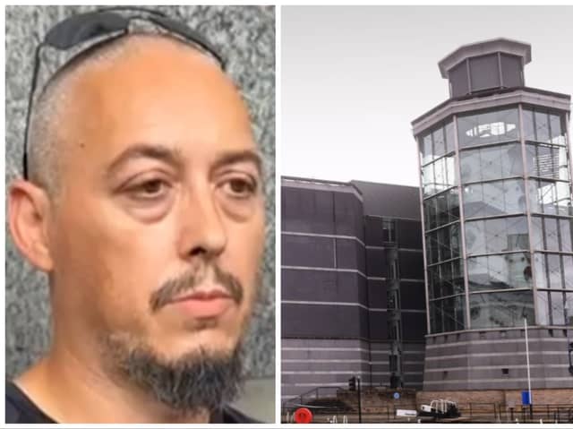 Murderer Bowen-Jones (pictured) tried to meet an underage girl at the Royal Armouries. (pics by Predator Exposure / National World)