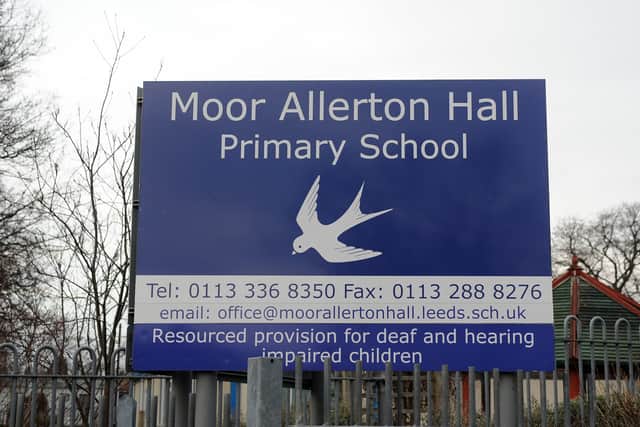 Leeds City Council has launched a consultation on a proposal to closure the nursery at Moor Allerton Hall Primary School. Photo: Tony Johnson.