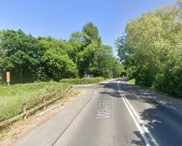 A three-car crash was reported at the junction of Pennington Lane and Wakefield Road, Rothwell, shortly after 7am on May 18. Photo: Google.