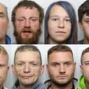 The faces of some of the criminals who have been locked up in Leeds this week.