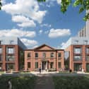 A CGI image showing what the redeveloped Springfield House site could look like. 
