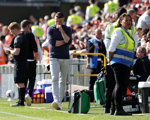PLENTY TO PONDER: For Luton Town and boss Rob Edwards.