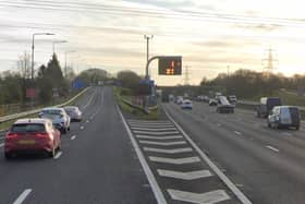The incident happened on the M1 northbound towards Leeds at about 8.25pm last night. Picture: Google